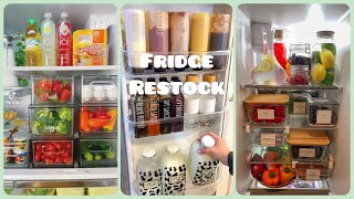 43 minutes of Random Restocking | Fridge restock and organizing Asmr | TikTok satisfying