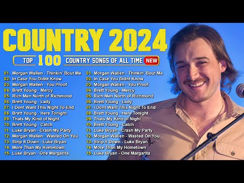 Morgan Wallen, Luke Combs, Kane Brown, Luke Bryan, Lee Brice, Jason Aldean - Country Music 2024