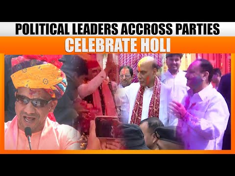 Holi 2025: Political Leaders Across India Celebrate the Festival of Colors with Enthusiasm | News9