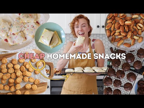 Poor Man Snacks From Scratch | pop tarts, pretzel bites, ritz...