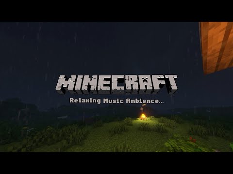 rainy day, your safe here... relaxing minecraft music while it's raining ambience.