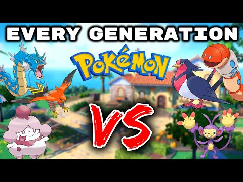 We Catch A Pokemon From Every Generation... Then We FIGHT!