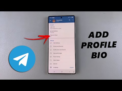 How To Add Bio To Profile In Telegram