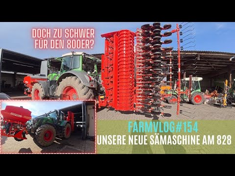 FarmVlog#154 Ist die neue Sämaschine zu schwer? / MUST HAVE für jeden Anhänger!