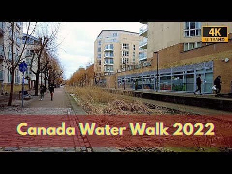 Canada Water Walk 2022 | South East London Walking Tour | Here We Go | Every tube station in London!