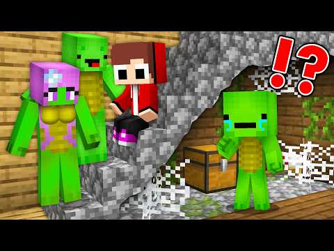 Poor Baby Mikey Loser LIVES in a CLOSET Under STAIRS - Maizen Family Sad Story in Minecraft - Maizen