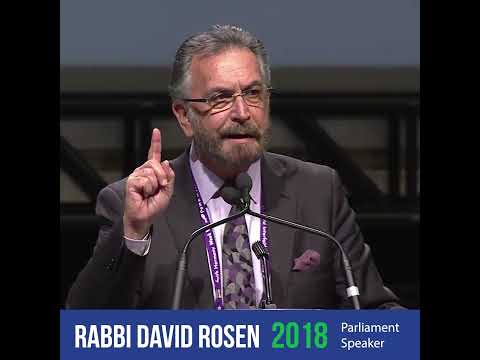 Rabbi David Rosen on Climate Change and Eden | 2018 Parliament of the World's Religions