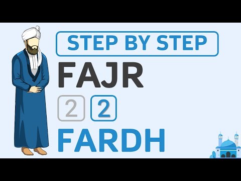 Learn How to Pray 2 Rakat Fardh of Fajr Salah - Step by Step Prayer Tutorial - Beginners Men Hanafi