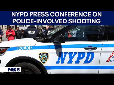 NYPD Press Conference on an officer-involved shooting in Brooklyn, New York