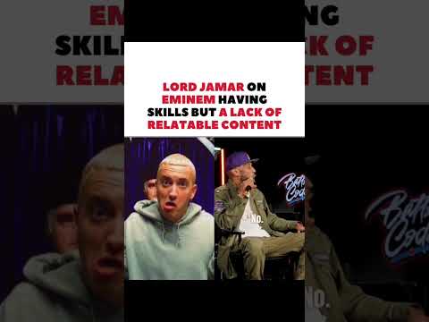 Lord Jamar disses Eminem again...