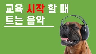 교육시작 할 때 트는 음악 교육시작전 음악[강추템]