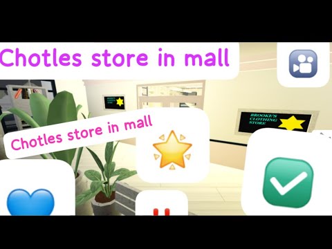 ‼️BUILDING A 🌟CHOTLES STORE IN MY💙 BLOXBURG📸 MALL🌟