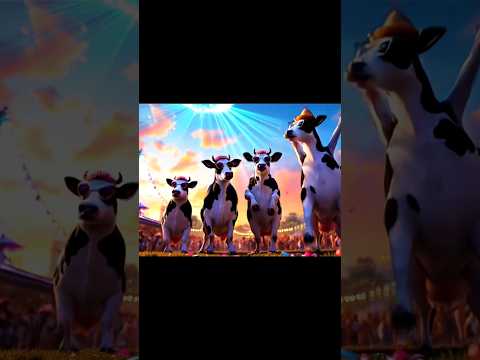 FUNNY COW DANCE 🤣🐮| COW SONG _ COW VIDEOS | DANCING COW | ANIMAL SOUND