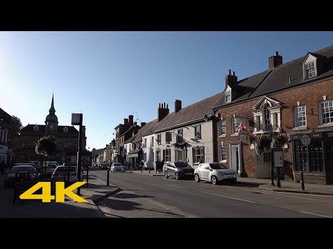 Towcester Walk: Town Centre【4K】