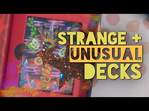 My Weird and Wonderful Tarot Decks #StrangestDecks