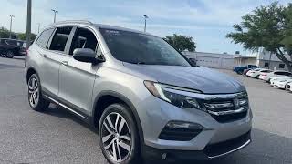 2018 Honda Pilot Elite SUV Silver 3.5l V-6