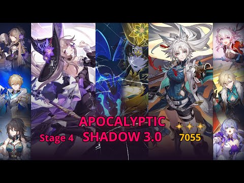 E1S1 The Herta + E1 Gepard & E0 Feixiao FUA - Apocalyptic Shadow 3.0 (3 Stars) | Honkai: Star Rail