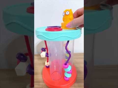 🌈Colorful Owls shape sorter funny sound effects