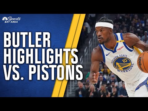 Jimmy Butler highlights: Watch Warriors forward score 26 points vs. Pistons| NBC Sports Bay Area