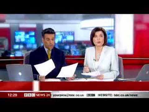 BBC news weird sound blooper Jane Hill Matthew Amroliwalah