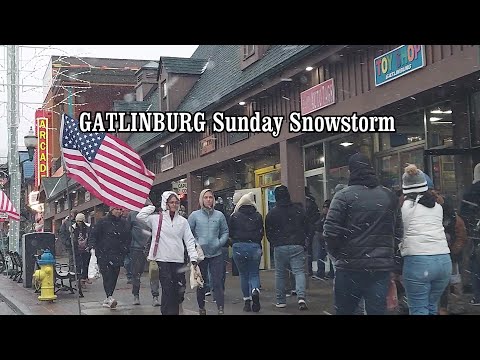 GATLINBURG SUNDAY SNOWSTORM...