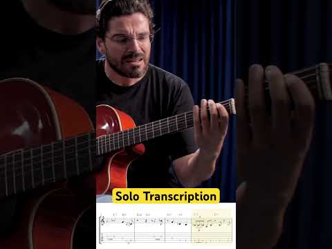 🎵 I transcribed my guitar solo #joschostephan #acousticguitar #birelilagrene #jazzguitarist #wave