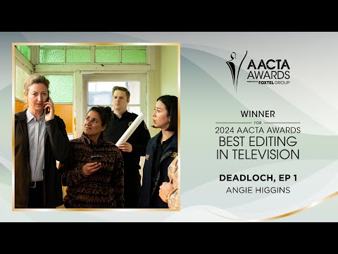 Deadloch wins the AACTA Award for Best Editing in Television