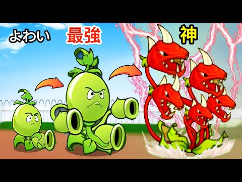 草 vs ゾンビ！植物を育てすぎたらこうなった【 Pea Shooter 】