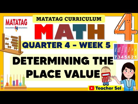 MATH 4 QUARTER 4 WEEK 5 MATATAG - DETERMINING THE PLACE VALUE