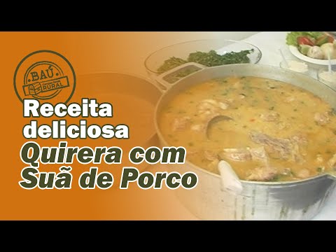 Culinária Regional: Quirera com Suã de Porco #BaúCGRural