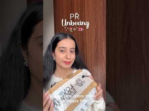 PR Unboxing #unboxing #unboxingvideo #asmrsounds #affordablemakeup #staze #trendingshorts #explore