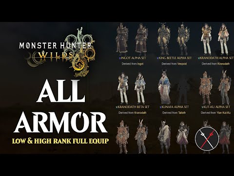 MH WILDS - ALL ARMOR SETS SHOWCASE