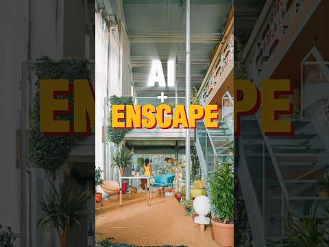 How I use AI and Enscape for renders #architecture #photoshop #enscape #enscape3d