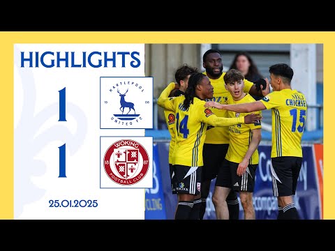 Hartlepool United 1-1 Woking | Match Highlights