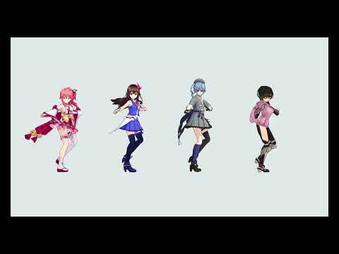 【ホロライブMMD】 ホロメンにDinDonDan踊ってもらった