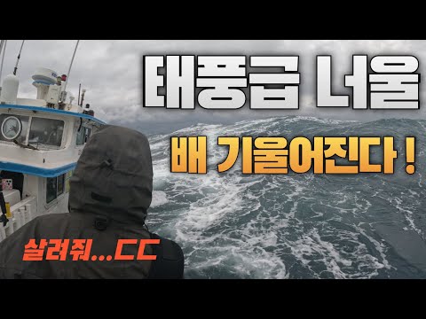 제주도 어부 체험낚시!! 이런 날 낚시가 가능해? 극한직업이다