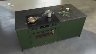 NuovaCucina: Induction Cookers: Touch Oven, Air Ventilation+Purification, and 2x2 Bridge Induction.