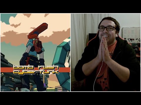 Bomb Rush Cyberfunk Official Trailer blind reaction - this game looks and sounds AMAZING! SO HYPED!