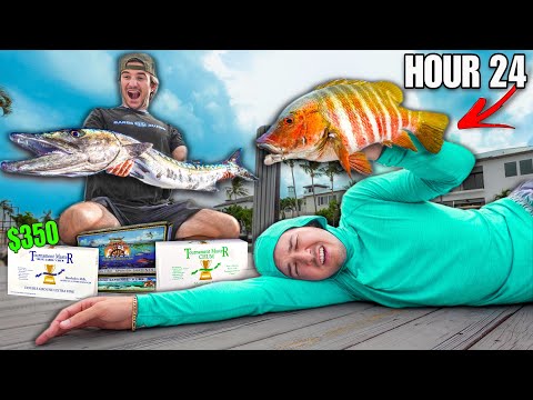 We Caught Fish for 24 HOURS Straight... What did we catch?