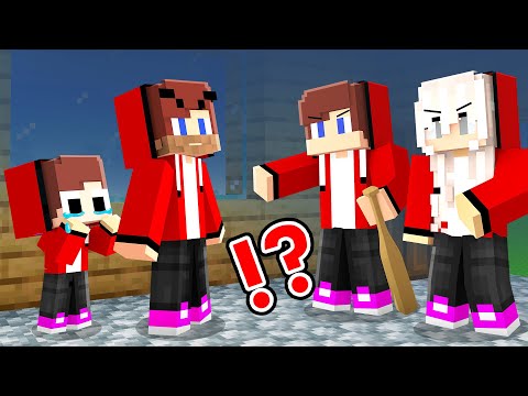 BIG BROTHER Saved BABY JJ from his EVIL PARENTS! Maizen Family Sad Story in Minecraft - Maizen