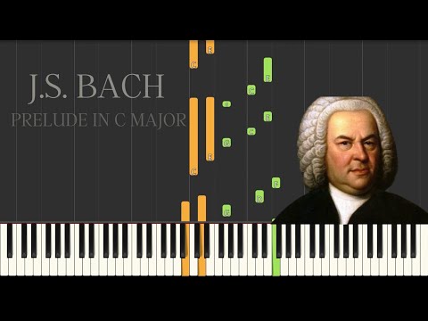 J.S. Bach - Prelude in C Major | Piano Tutorial