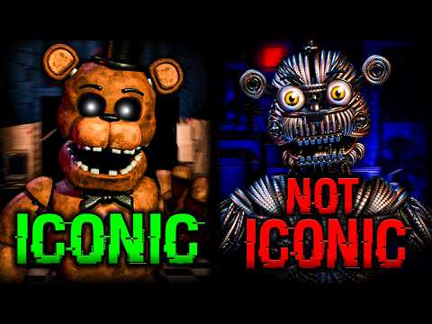 The MOST And LEAST ICONIC CHARACTER From EACH FNAF GAME