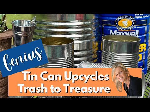 *NEW* Trash to Treasure: Amazing Tin Can Upcycle Home Decor Ideas!