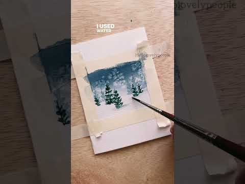 Day 9 - winter snowy forest