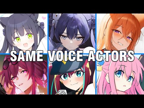 Blue Archive All Shanhaijing School Characters Japanese Dub Voice Actors Seiyuu Same Anime Character