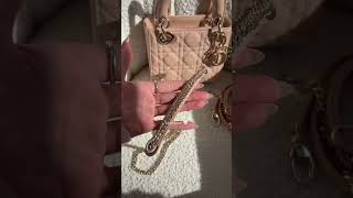 Dior bag unboxing beautiful bag #luxurybag #luxurybagreview #designerhandbags #dior #viralshort