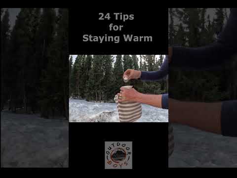 How to Always Stay Warm - Winter Camping Tip #camping