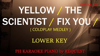 YELLOW / THE SCIENTIST / FIX YOU ( LOWER KEY  ) ( COLDPLAY MEDLEY )