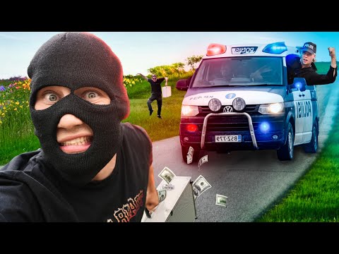 Suomen Laajuista Poliisia ja Rosvoa 2000€ Eurosta!! Ft. Boheemi, Nuppu