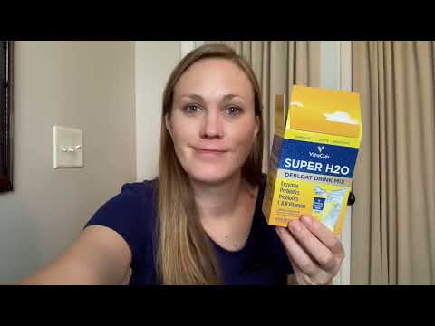 Review of the VitaCup Super H2O Bloating Relief and Digestive Health Drink Mix Packets, Lemon